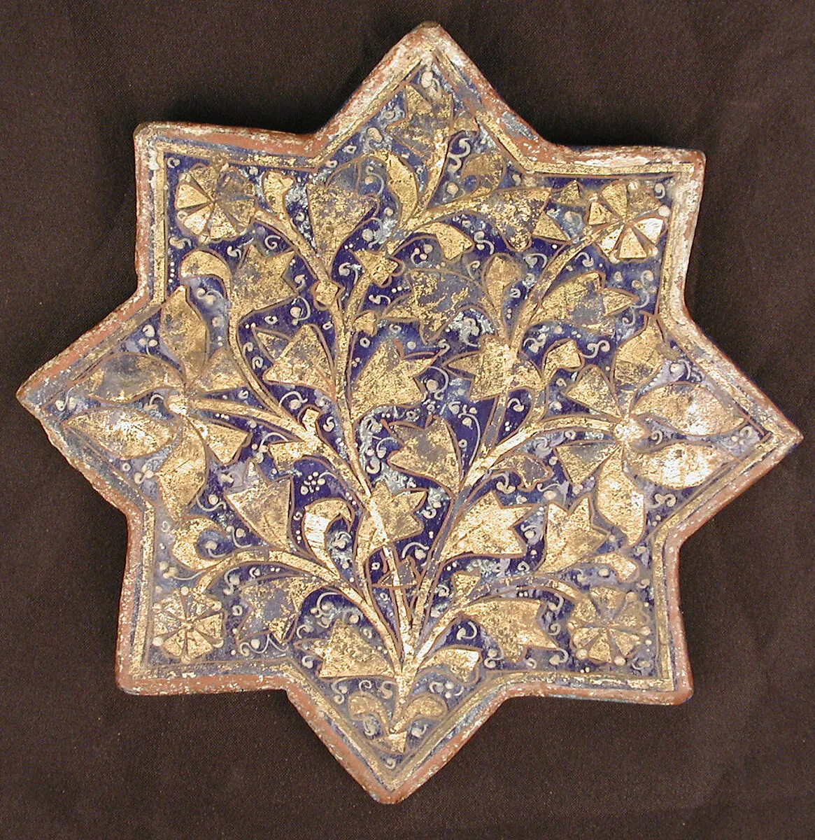 Three Tiles with 'Lajvardina' Glaze — Unknown