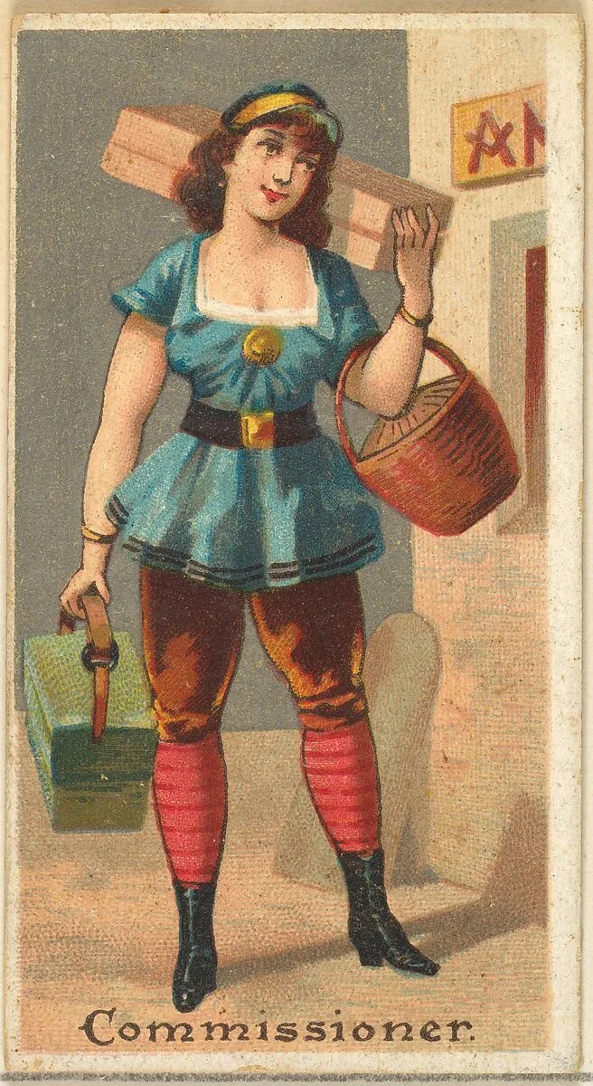 Commissioner, from the Occupations for Women series (N166) for Old Judge and Dogs Head Cigarettes — Goodwin & Company