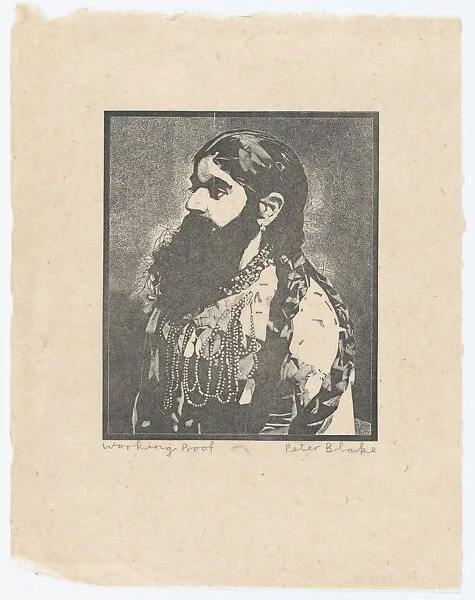 Bearded Lady (from Side Show) — Peter Blake|Waddington Graphics