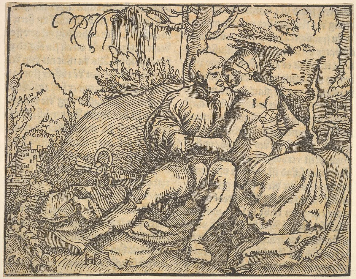 The Sixth of Ten Commandments, from "Die zehe gebot" — Johann Grüninger|Hans Baldung (called Hans Baldung Grien)