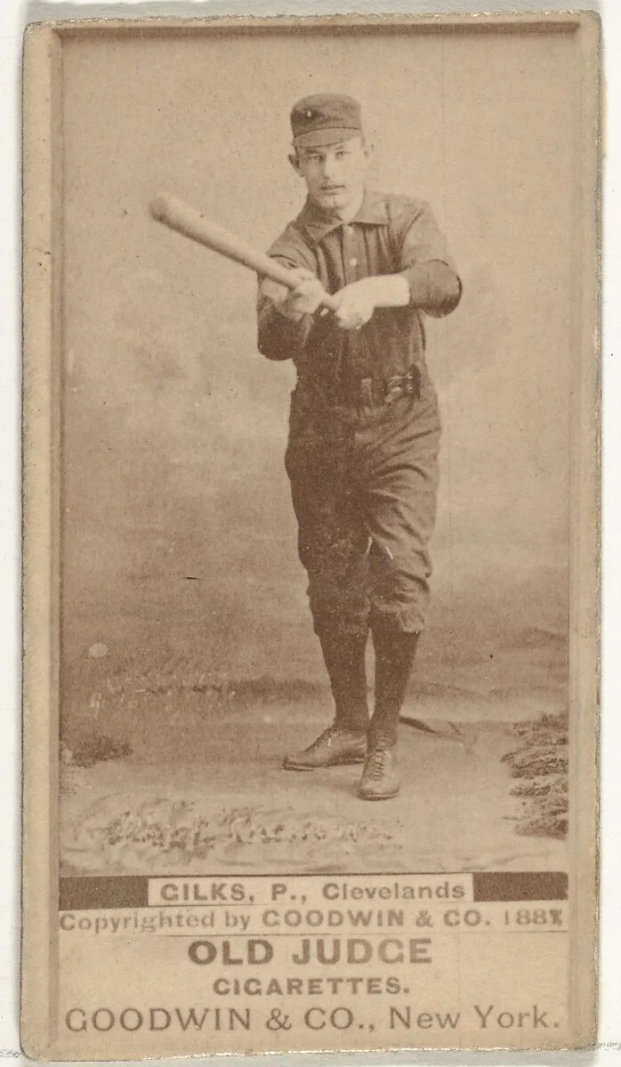 Robert James "Bob" Gilks, Pitcher, Cleveland, from the Old Judge series (N172) for Old Judge Cigarettes — Goodwin & Company