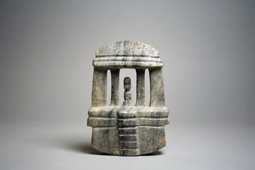 Architectural Model with Figure