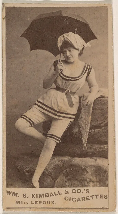 Mlle. Leroux, from the Actresses series (N203) issued by Wm. S. Kimball & Co. — William S. Kimball & Company