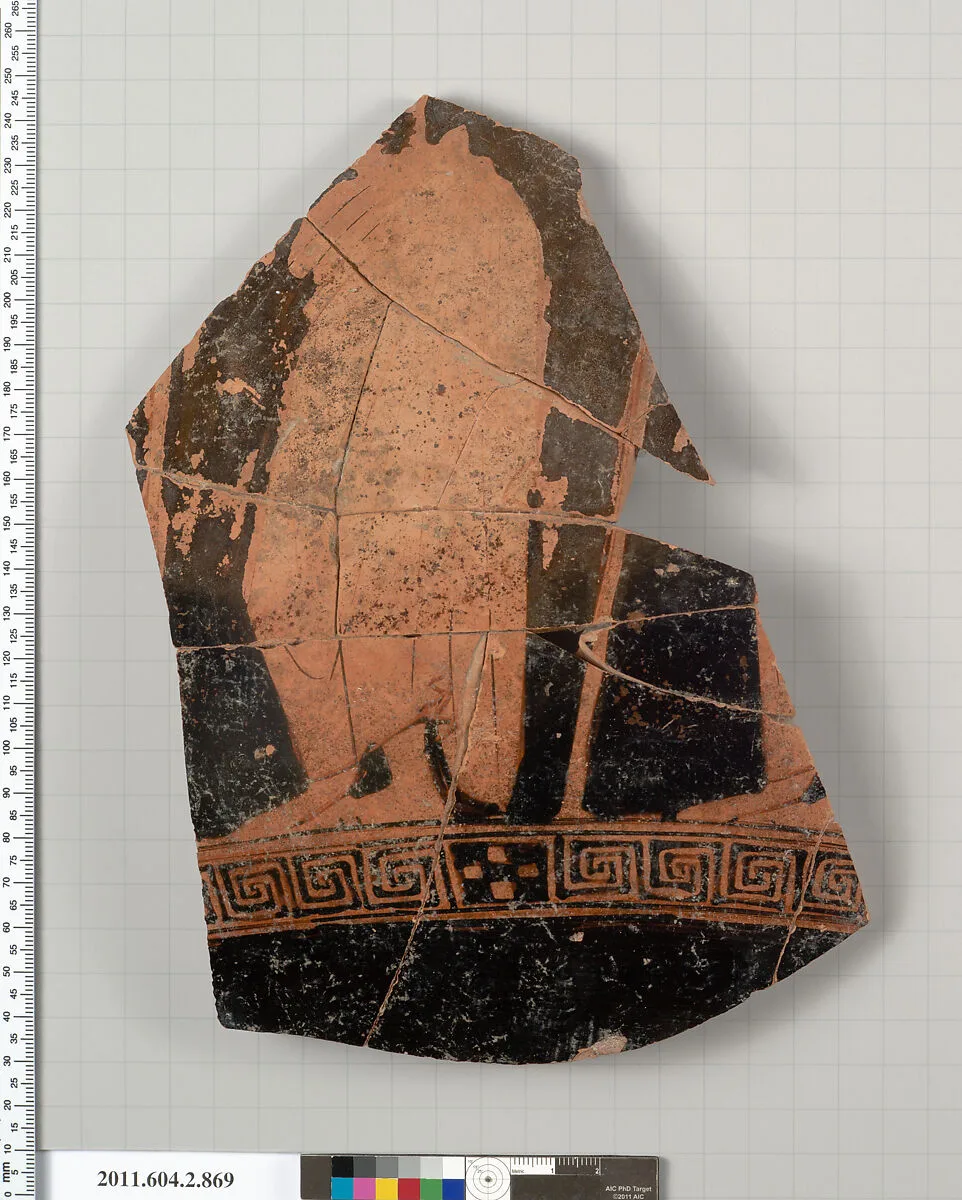 Terracotta fragment of a bell-krater (bowl for mixing wine and water) — Unknown