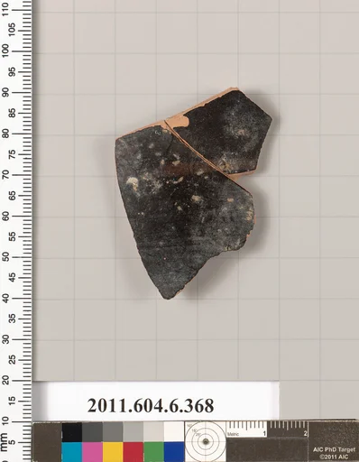 Terracotta fragment of a closed shape