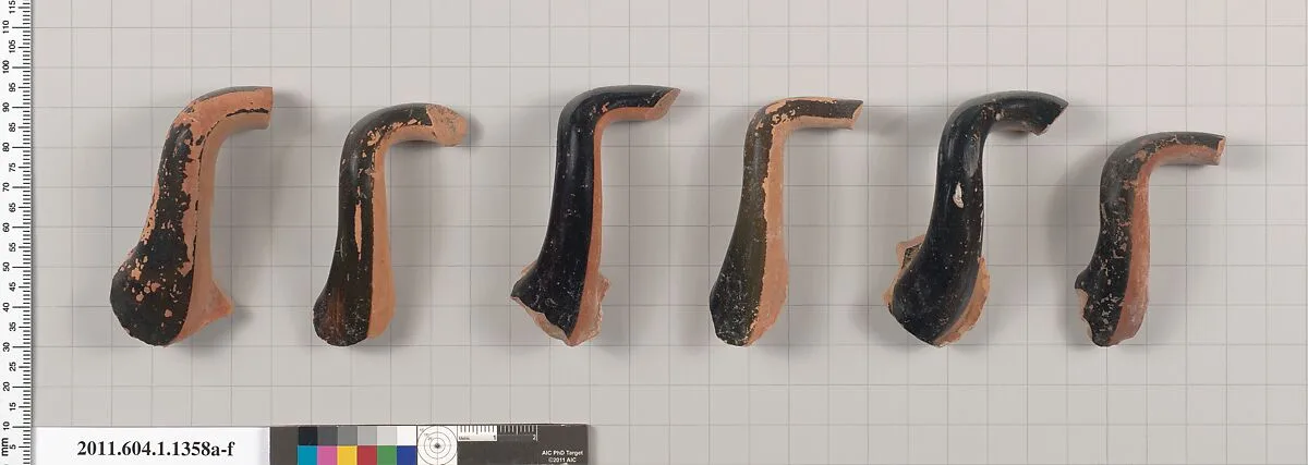 Terracotta fragments of kylikes (drinking cups) — Unknown