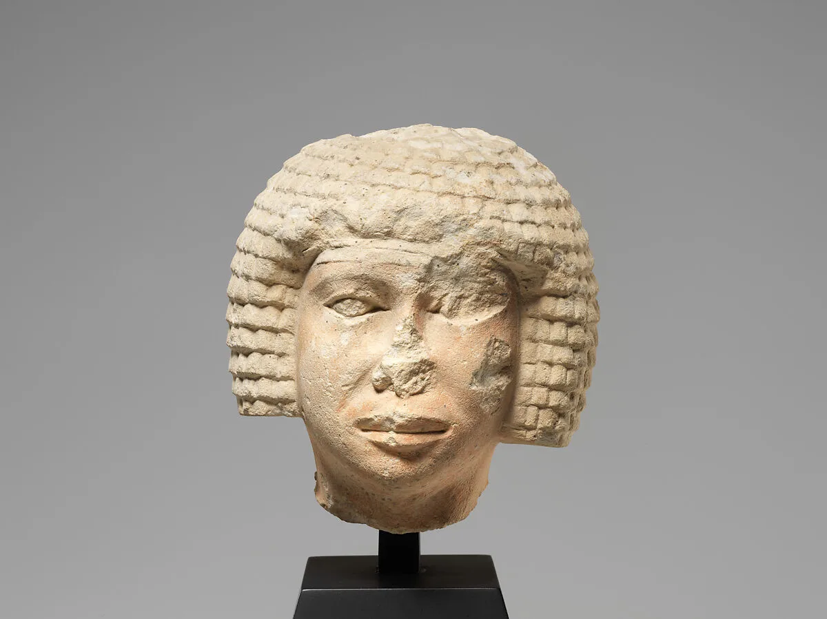 Male Head with a Short Wig, Possibly Pehenptah — Unknown