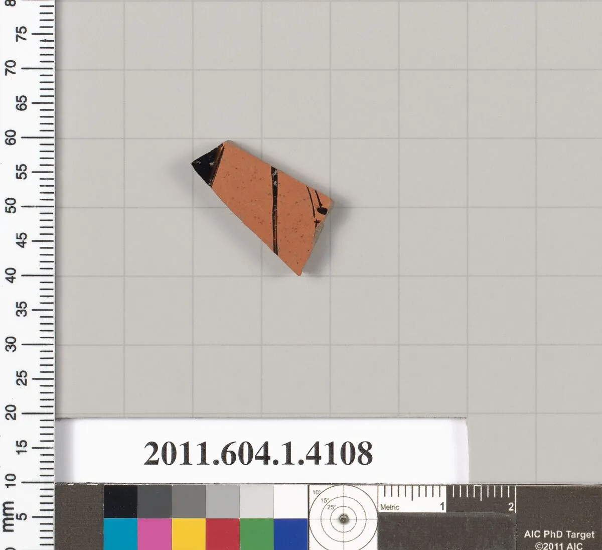 Terracotta fragment of a kylix (drinking cup) — Unknown