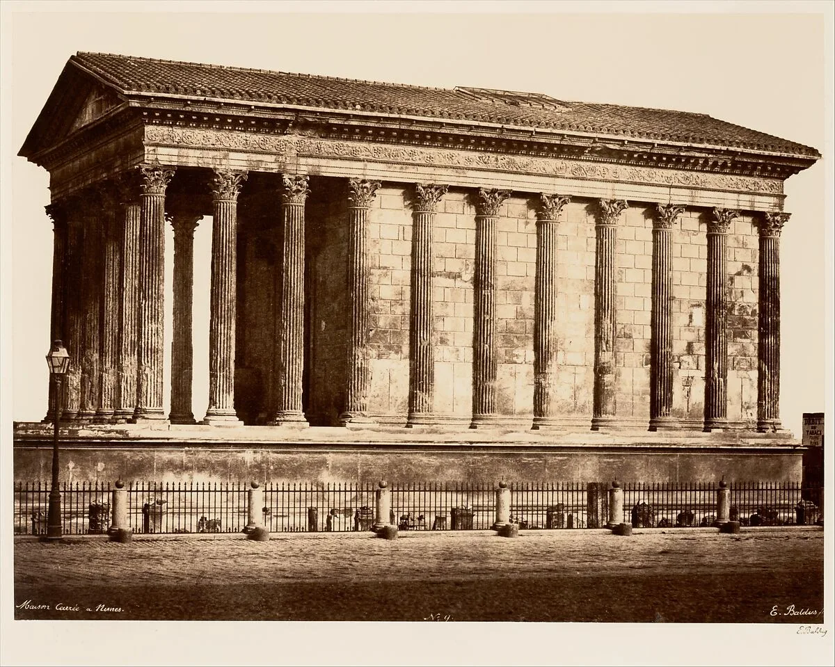 Maison Carrée à Nîmes — Edouard Baldus