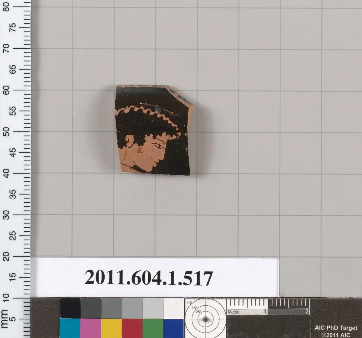 Terracotta rim fragment of a kylix (drinking cup) — Unknown