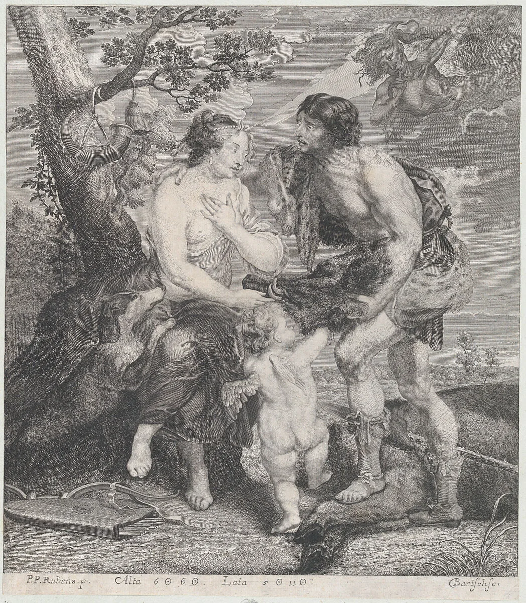 Atalanta and Meleager — Johann Gottfried Bartsch|Peter Paul Rubens