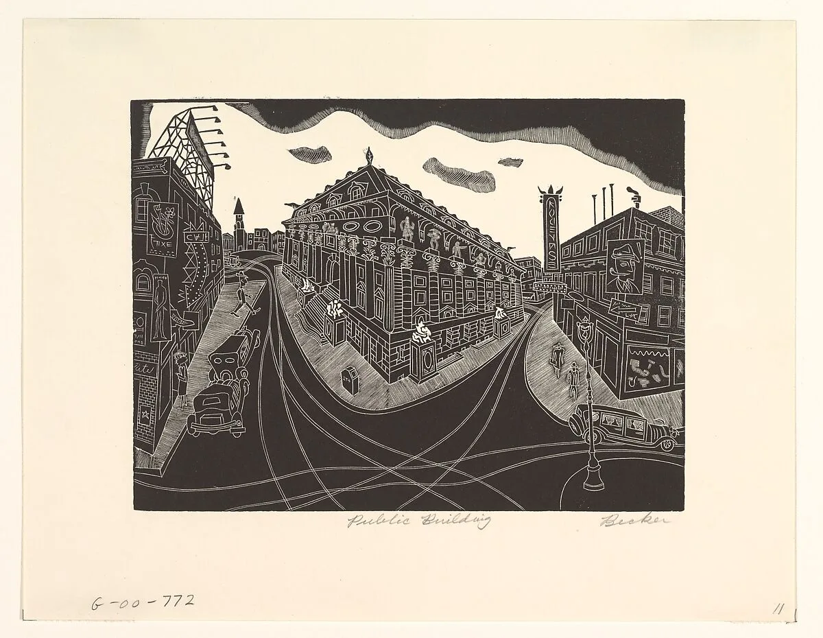 Public Building — Fred Becker|WPA