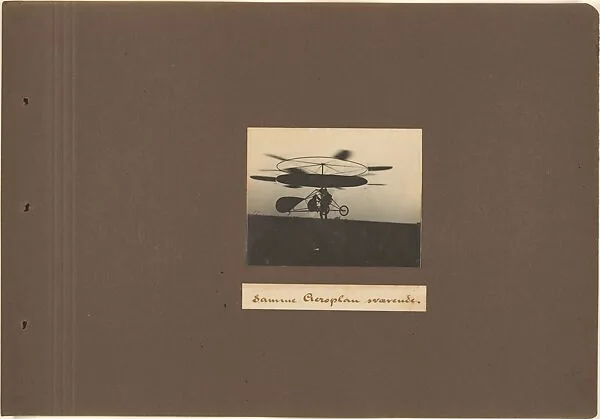Samme Aeroplan svarende. — Jacob Christian Hansen Ellehammer|Vilhelm Ellehammer