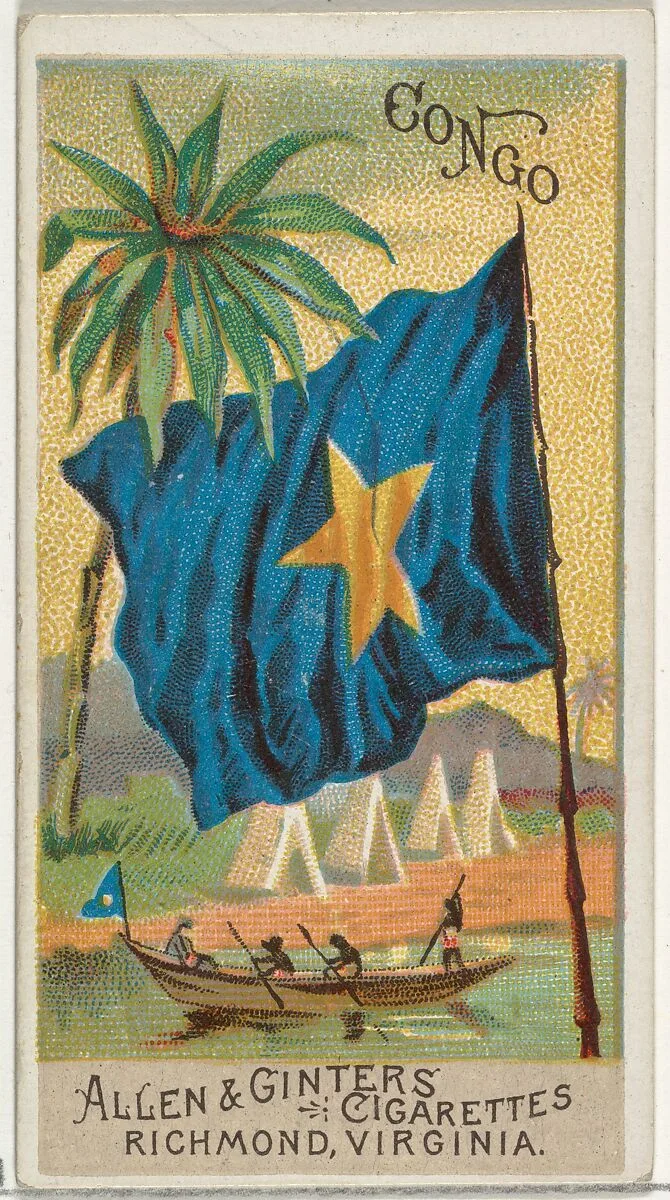 Congo, from Flags of All Nations, Series 2 (N10) for Allen & Ginter Cigarettes Brands — Allen & Ginter