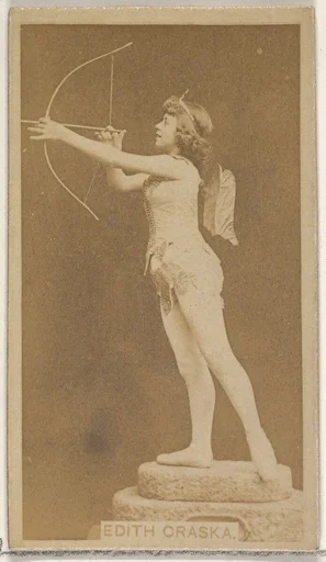 Edith Craska, from the Actors and Actresses series (N45, Type 8) for Virginia Brights Cigarettes