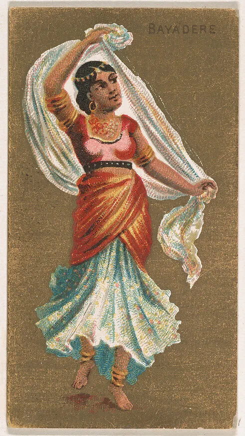 Bayadere, from National Dances (N225, Type 2) issued by Kinney Bros. — Kinney Brothers Tobacco Company