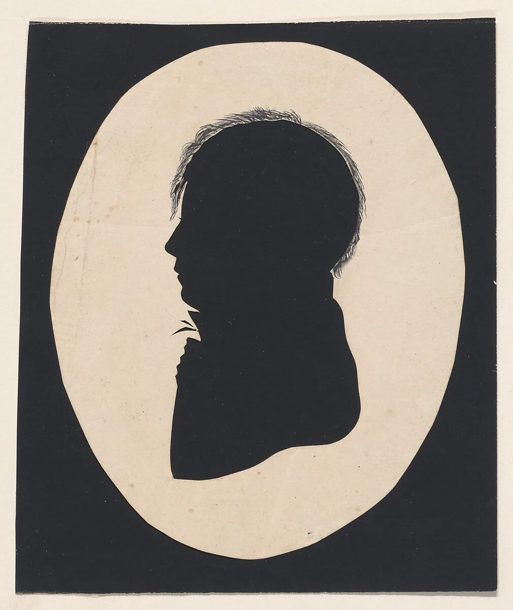 Silhouette of an unknown man — Moses Chapman