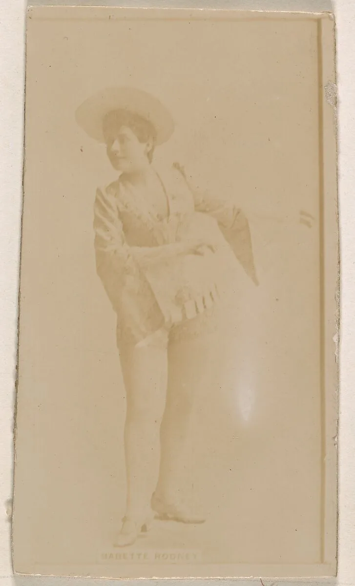 Babette Rodney, from the Actresses series (N245) issued by Kinney Brothers to promote Sweet Caporal Cigarettes — Kinney Brothers Tobacco Company