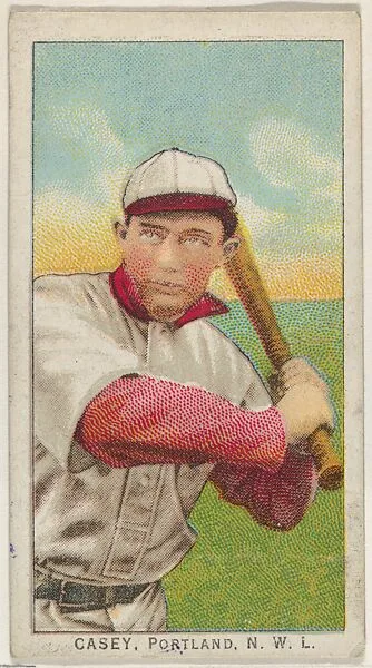 Casey, Portland, Northwestern League, from the "Obak Baseball Players" set (T212), issued by the American Tobacco Company to promote Obak Mouthpiece Cigarettes — American Tobacco Company