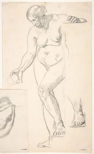 Standing Nude Female Figure