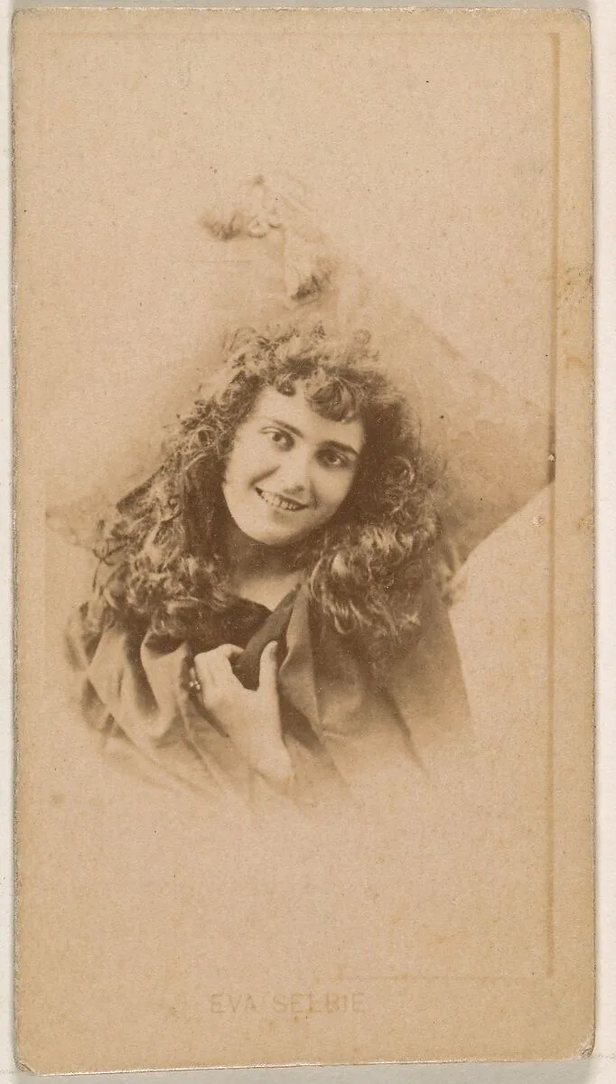 Eva Selbie, from the Actresses series (N245) issued by Kinney Brothers to promote Sweet Caporal Cigarettes — Kinney Brothers Tobacco Company