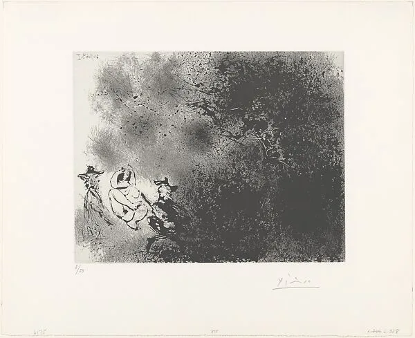 Landscape Painters: Déjeuner sur l'herbe Impressionniste, from 347 Suite — Pablo Picasso|Aldo and Piero Crommelynck
