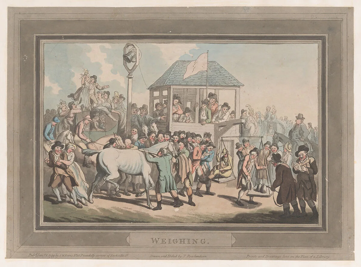 Weighing — Thomas Rowlandson|S. W. Fores