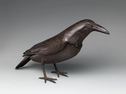Okimono in the Form of a Raven