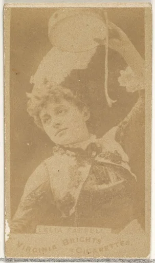 Leila Farrell, from the Actors and Actresses series (N45, Type 1) for Virginia Brights Cigarettes