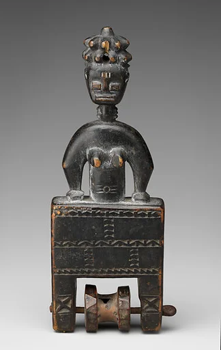 Heddle Pulley with Female Figure