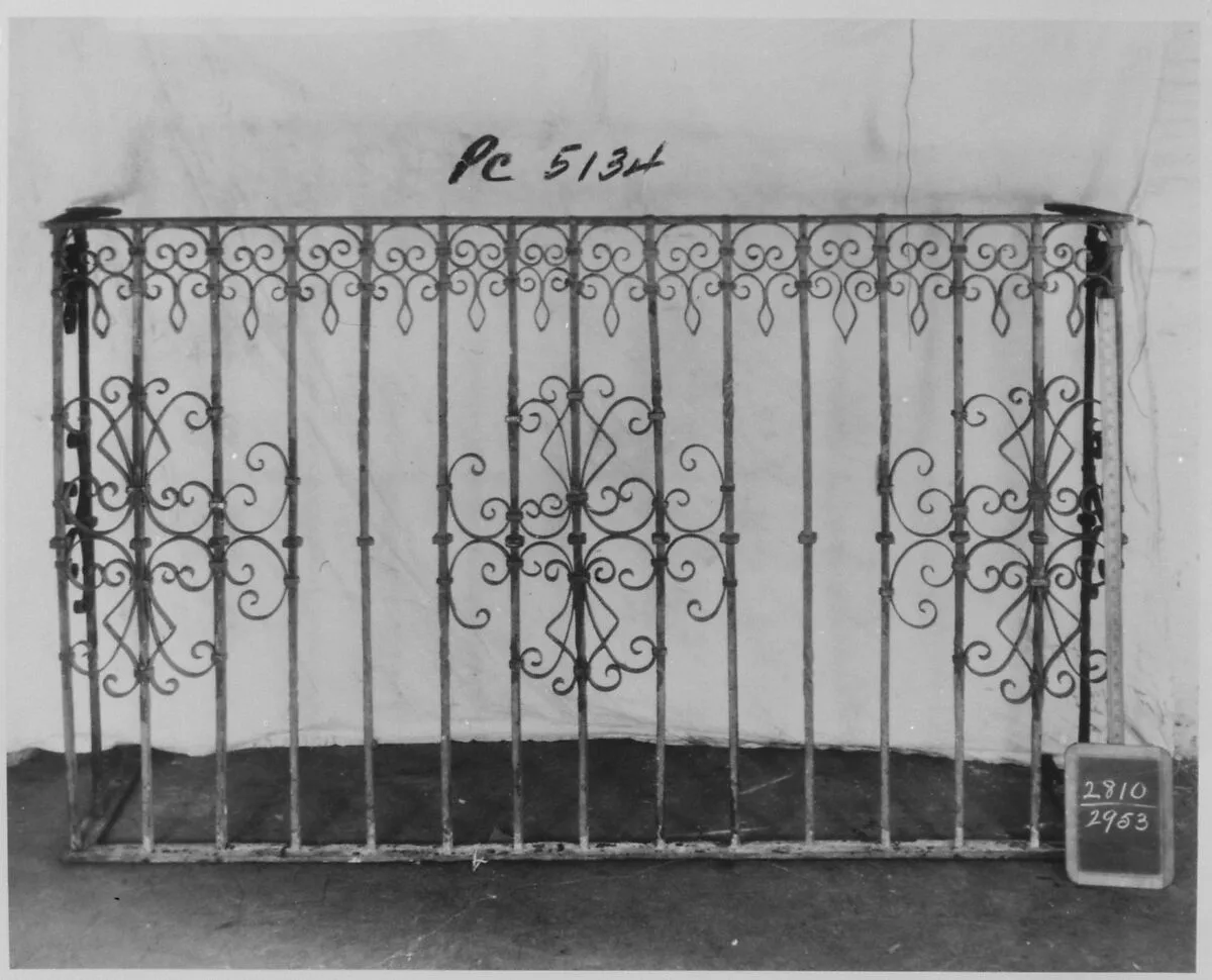 Balcony grille — Unknown