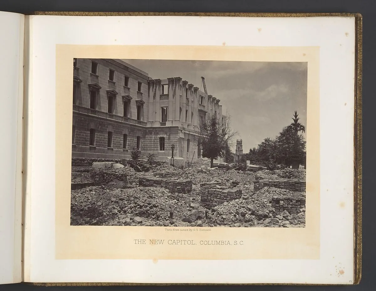 The New Capitol, Columbia, South Carolina — George N. Barnard
