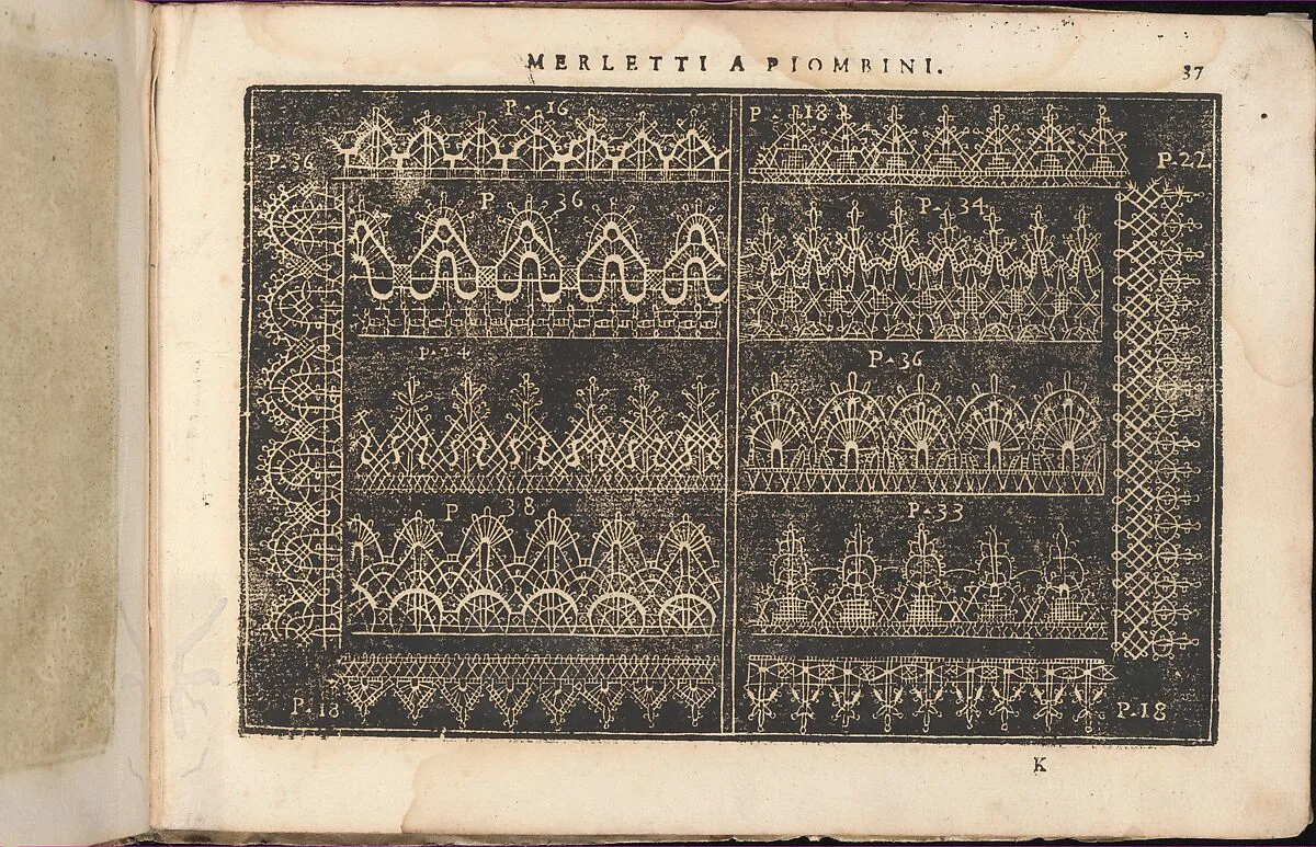 Teatro delle Nobili et Virtuose Donne..., page 37 (recto) — Isabella Catanea Parasole|Mauritio Bona