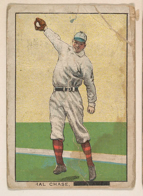 Hal Chase, from the BB Players series (D304), issued by the General Baking Company and Brunners Bread — General Baking Company|Brunners Bread
