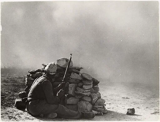 Loyalist Offensive Along the Rio Segre, Near Fraga, Aragon Front, Spain