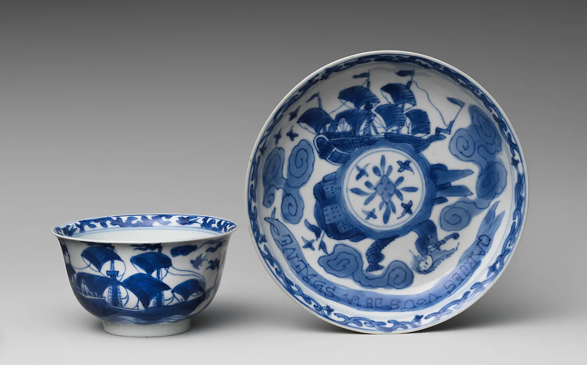 Cup and saucer — Unknown