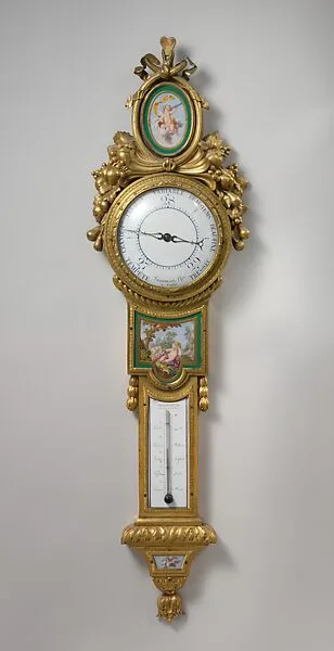 Barometer-thermometer (baromètre et thermomètre) — Claude-Siméon Passemant|Sèvres Manufactory