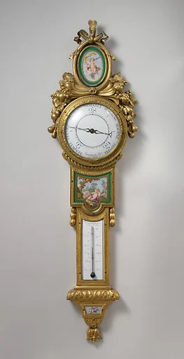Barometer-thermometer (baromètre et thermomètre)