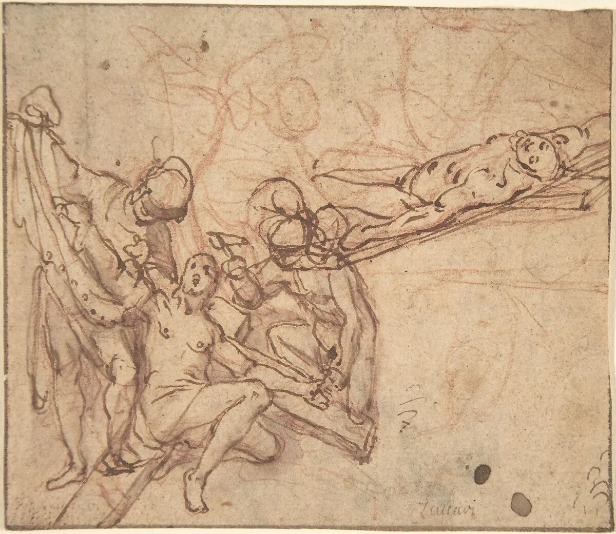 Studies for a Crucifixion — Alessandro Casolani