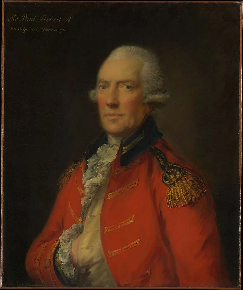 Lieutenant Colonel Paul Pechell (1724–1800) — Thomas Gainsborough