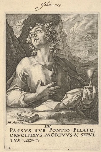 St. John, from Christ,  the Apostles and St. Paul with the Creed