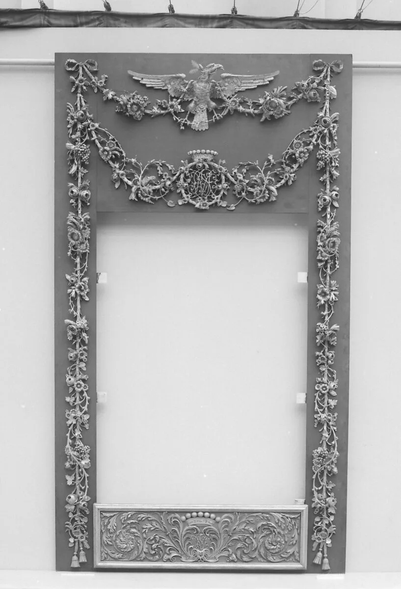 Part of a carving from an overmantel (five parts) — Grinling Gibbons