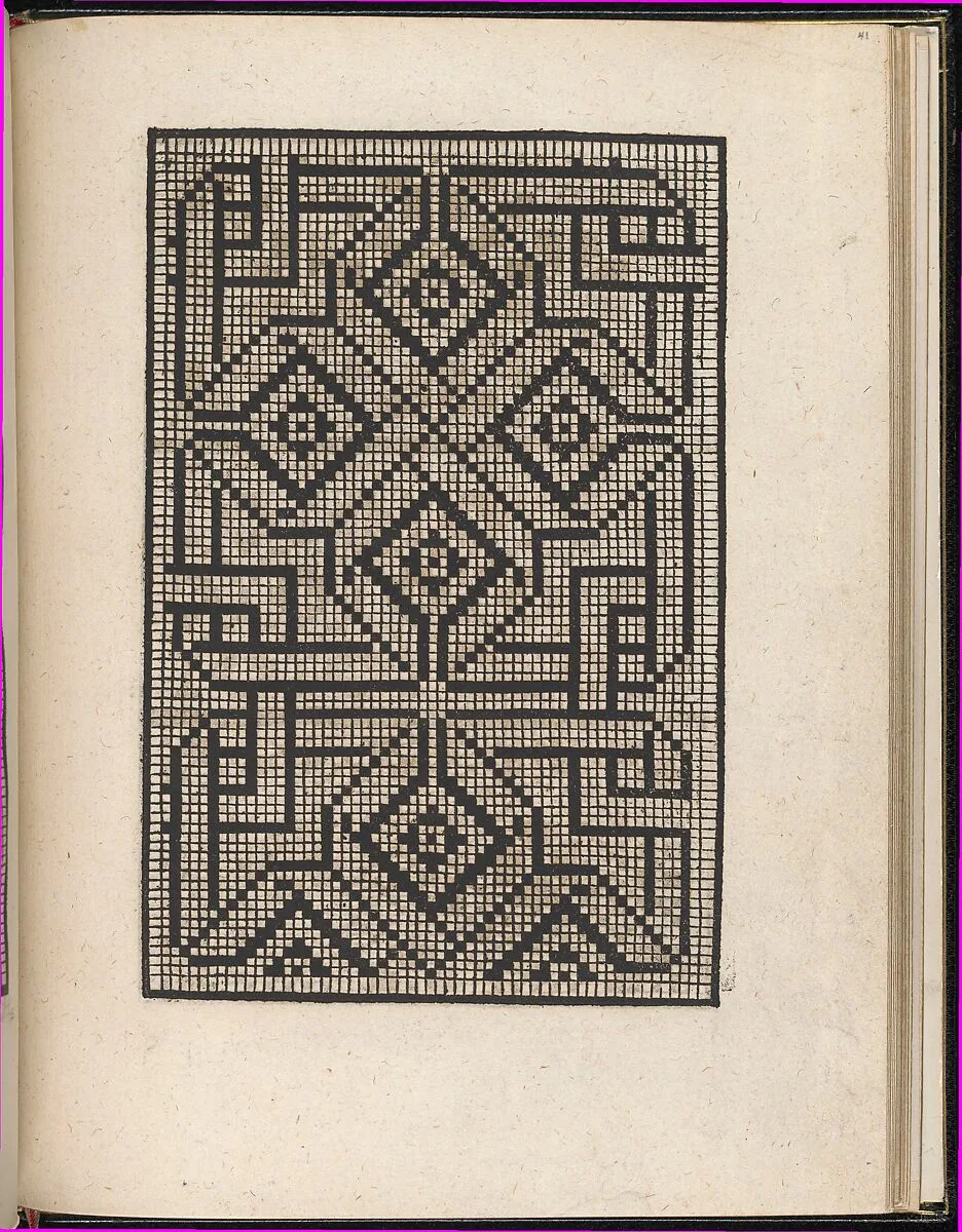 Page from Ein new kunstlich Modelbuch...(Page 41r) — Peter Quentel