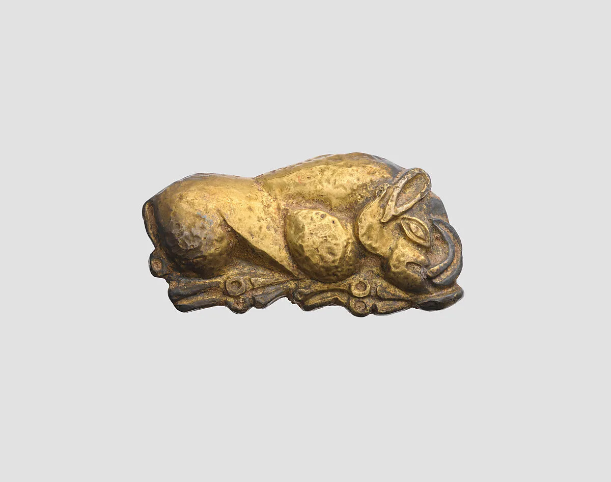 Harness or bridle ornament in the form of a boar — Unknown
