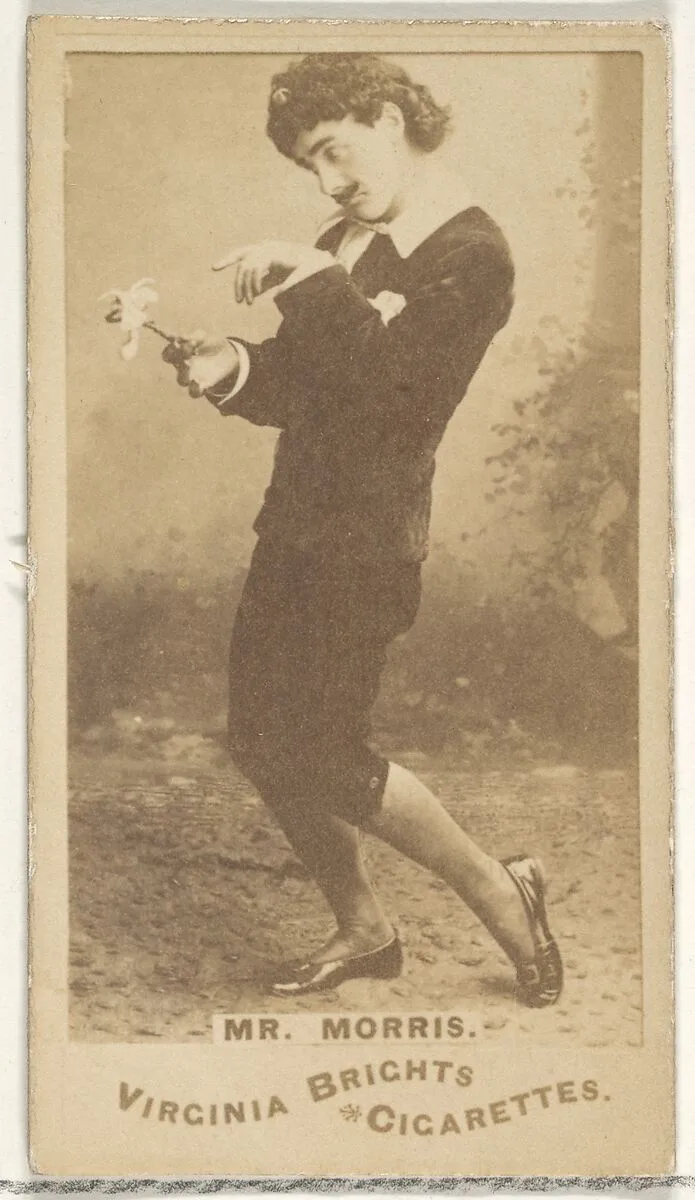 Mr. Morris, from the Actors and Actresses series (N45, Type 1) for Virginia Brights Cigarettes — Allen & Ginter