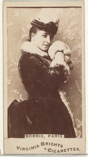 Borris, Paris, from the Actors and Actresses series (N45, Type 1) for Virginia Brights Cigarettes