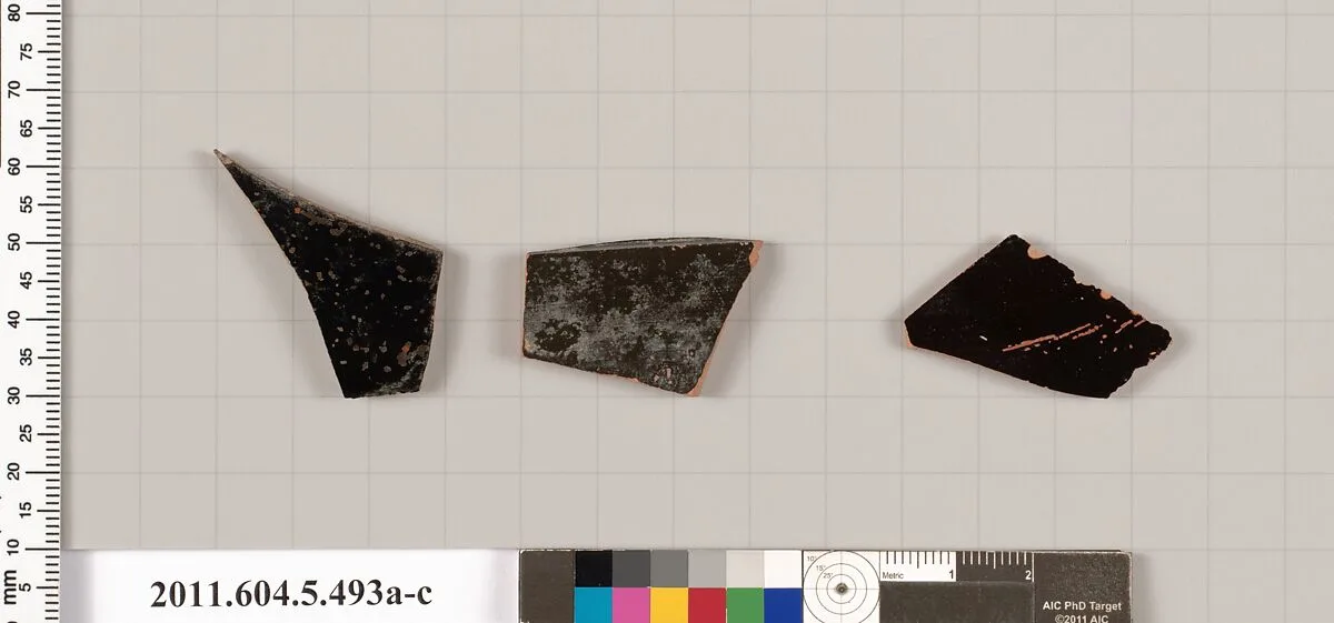 Terracotta fragments of kylikes (drinking cups) — Unknown