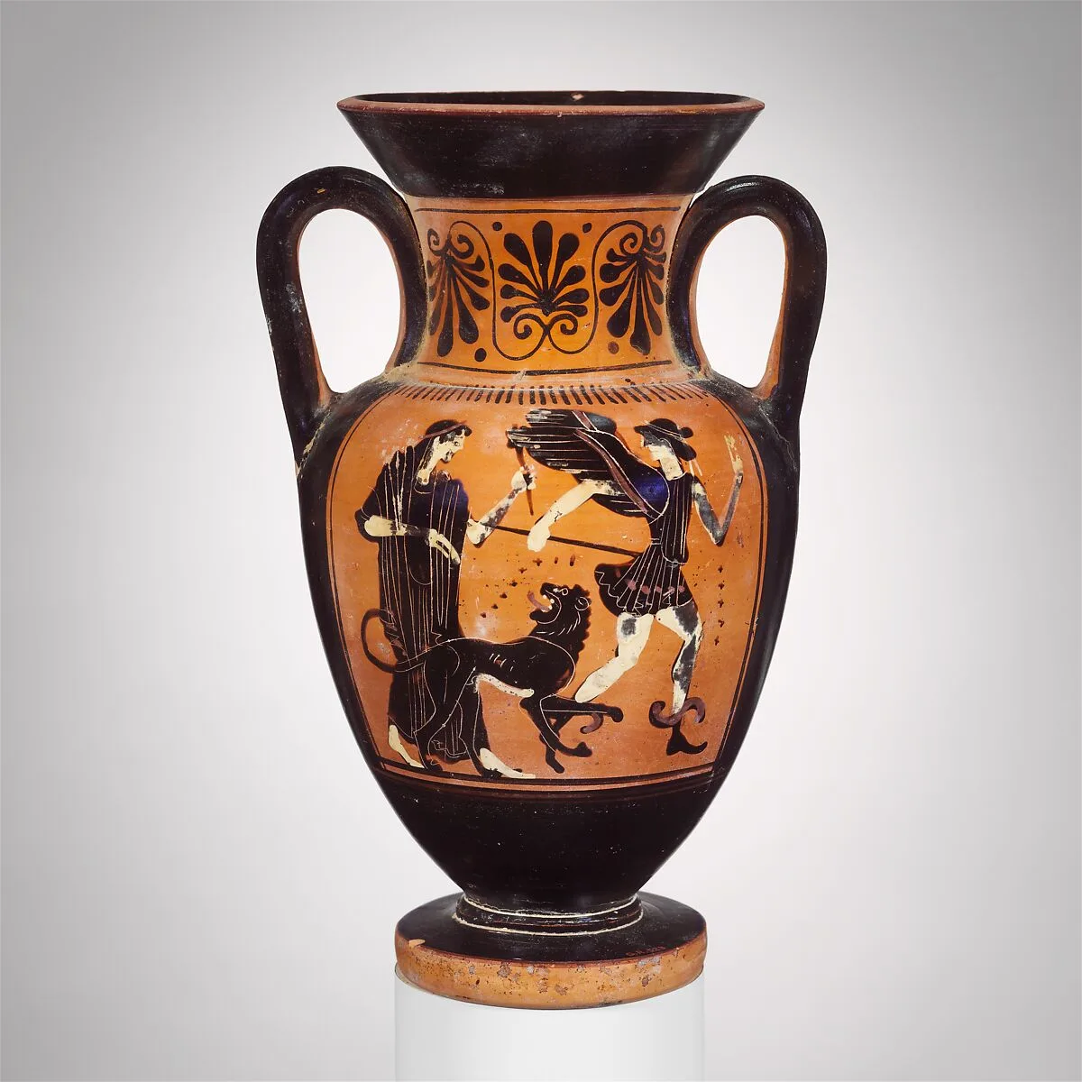 Terracotta neck-amphora (jar) — Diosphos Painter