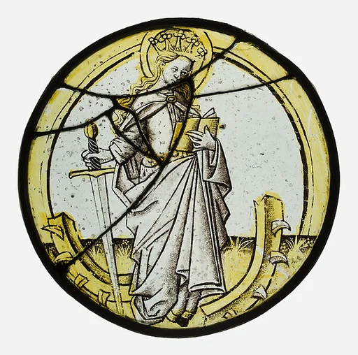 Roundel with Saint Catherine of Alexandria