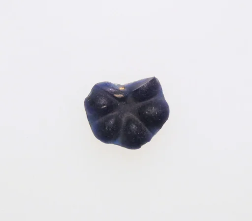 Glass bead in the form of a rosette